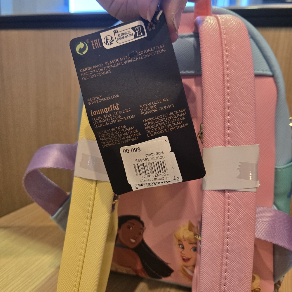 NWT Loungefly Disney Princess Pastel Backpack - Picture 8 of 9